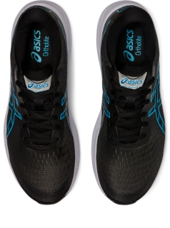 Asics Men's Gel-Resolution 9 Tennis Shoes (Black/White/Island Blue)