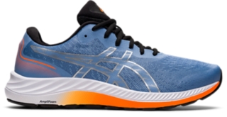 Blue asics running shoes sale