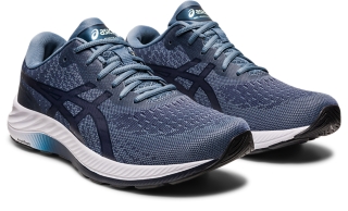 ASICS Gel Game 9 Men's Shoe - White & Steel Blue