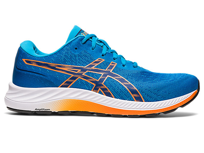 Image 1 of 7 of Homme Island Blue/Sun Peach GEL-EXCITE 9 Chaussures de running hommes
