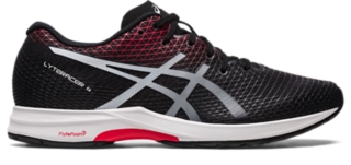 Men's LYTERACER 4 | Black/Classic Red | Running Shoes | ASICS