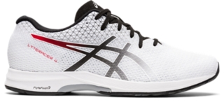Lyteracer 4 White Black メンズ ランニング シューズ Asics公式通販