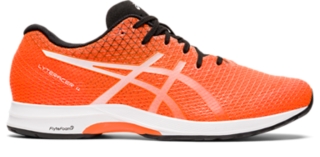 Lyteracer 4 Shocking Orange White メンズ ランニング シューズ Asics公式通販