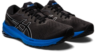 ASICS Men's GT-1000 11 Running Shoes, Black/Blue