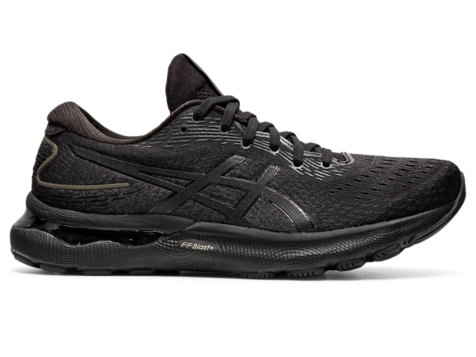 Men's GEL-NIMBUS 24 | Black/Black | Running | Outlet