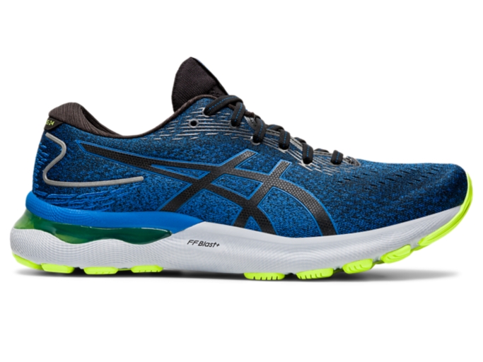 Men's GEL-NIMBUS 24 | Black/Lake Drive | Running Shoes | ASICS