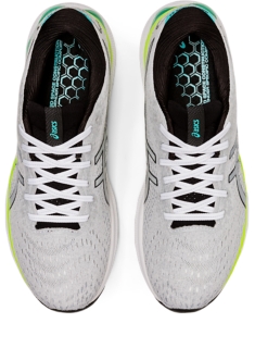 Men's GEL-NIMBUS 24, White/Black, Running