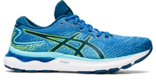 Men's GEL-NIMBUS 24 | Lake Drive/Hazard Green Running | ASICS