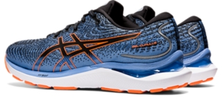 Men's GEL-CUMULUS 24, Black/Shocking Orange, Running Shoes