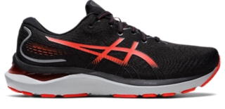 Pompeya Carrera Prescribir Men's GEL-CUMULUS 24 | Black/Cherry Tomato | Running Shoes | ASICS