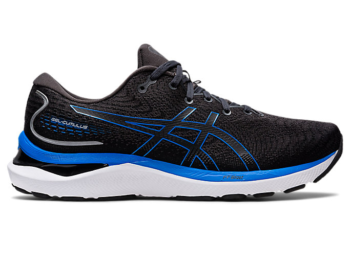 Image 1 of 7 of Men's Graphite Grey/Electric Blue GEL-CUMULUS 24 Men's Running Shoes
