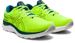 Men's GEL-CUMULUS 24 | Safety Yellow/Velvet Pine | Running | ASICS 