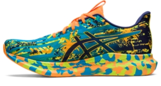 Chaussures Running ASICS Homme NOOSA TRI 14 Bleu / Vert / Orange 2023