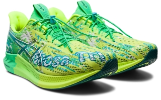 Zapatillas ASICS Noosa Tri 14 Lime Zest/Sky Hombre - ASICS