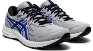 Men's GEL-CONTEND 7 | Piedmont Grey/Asics Blue | Running Shoes | ASICS