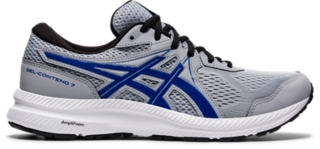 Men's GEL-CONTEND 7 | Piedmont Grey/Asics Blue | Running Shoes |