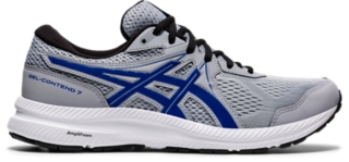 Men's GEL-CONTEND 7 | Piedmont Grey/Asics Blue | Running Shoes | ASICS