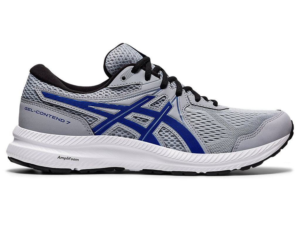 Men\'s GEL-CONTEND 7 | Piedmont Grey/Asics Blue | Running Shoes | ASICS