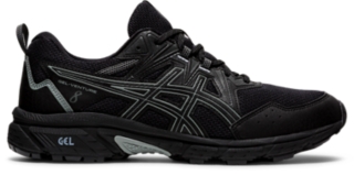 Black asics womens extra wide shoes best sale