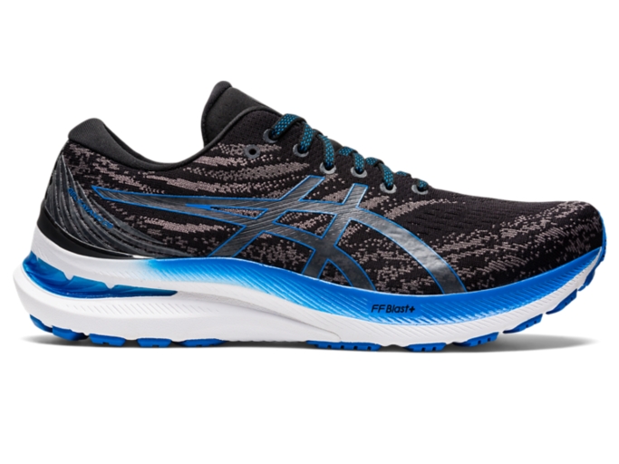 Men's GEL-KAYANO 29 | Black/Electric Blue | Running Shoes | ASICS