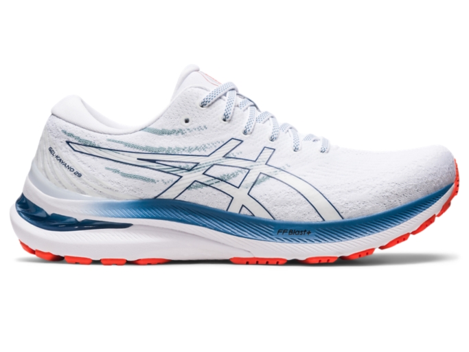 Men's GEL-KAYANO 29 | White/Deep Ocean | Running Shoes | ASICS