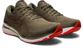 GEL KAYANO 29 Men Mantle Green Cherry Tomato Herren Laufschuhe ASICS Outlet DE