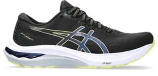 Men s GT 2000 11 Black Glow Yellow Running ASICS Outlet IE