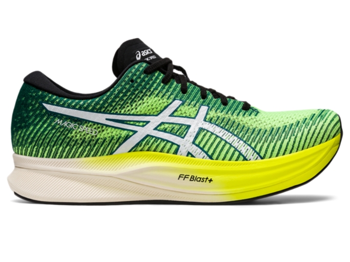 Men's MAGIC SPEED 2 | Safety Yellow/White | Running Shoes | ASICS