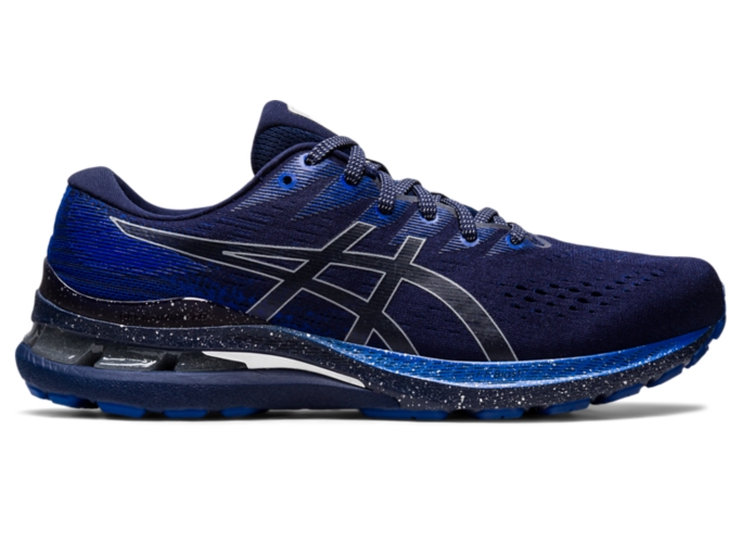 Men's GEL-KAYANO 28 | Peacoat / Pure Silver | Running Shoes | ASICS