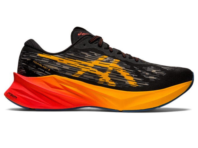 Men's NOVABLAST 3 | Black/Amber | Running Shoes | ASICS