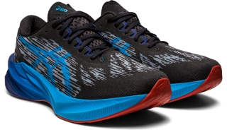 Men's NOVABLAST 3 | Black/Island Blue | Running Shoes | ASICS