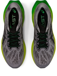 Asics, Novablast 3 Running Shoes Mens, Black/Green