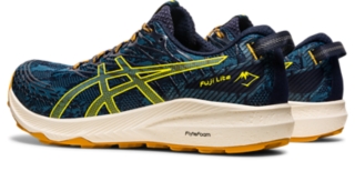 Men's Fuji Lite 3 | Ink Teal/Golden Yellow | Trail Running Shoes 