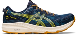 Men's Fuji Lite 3 | Ink Teal/Golden Yellow | Trail Running Shoes 