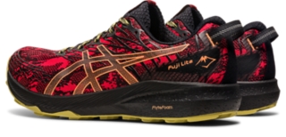 Men\'s Fuji Lite 3 | Red/Black Running Electric | ASICS Shoes Trail 