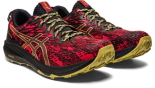 Men's Fuji Lite 3 | Electric Red/Black | Trail Running Shoes | ASICS