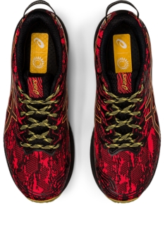 Men\'s Fuji Lite Electric | 3 | Running Shoes | Red/Black ASICS Trail