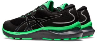 Men's 24 | Black/New Leaf | Correr Lejos | ASICS