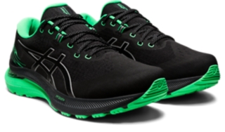 Men s GEL KAYANO 29 LITE SHOW Black New Leaf Running Shoes ASICS