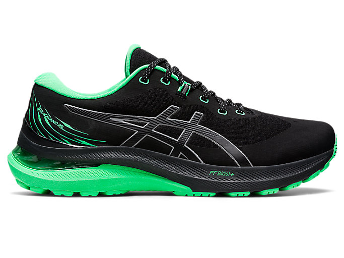 Image 1 of 8 of Men's Black/New Leaf GEL-KAYANO 29 LITE-SHOW Men's Running Shoes & Trainers