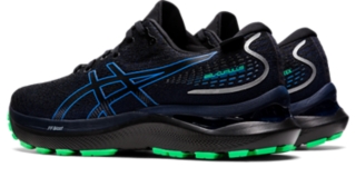 Men's GEL-CUMULUS 24 GTX | Black/Blue Coast | Laufen | ASICS Outlet AT