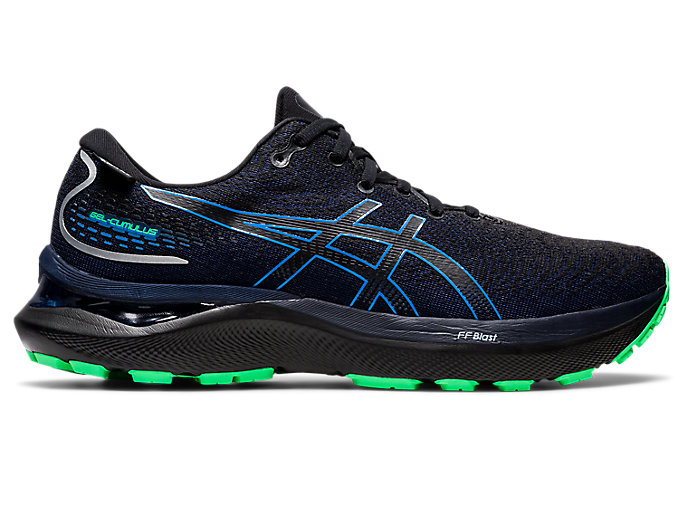Image 1 of 7 of Men's Black/Blue Coast GEL-CUMULUS 24 GTX Men's Running Shoes