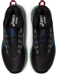 Asics noir best sale et bleu