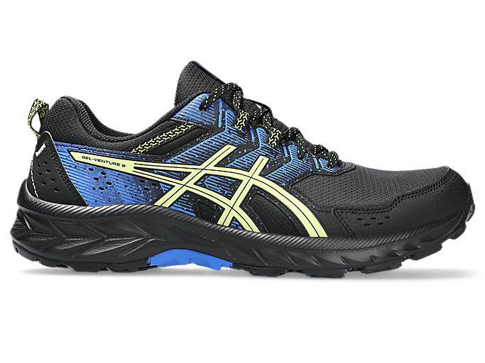 Image 1 of 7 of Homme Black/Glow Yellow GEL-VENTURE 9 Chaussures de trail running hommes