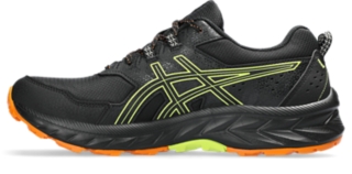  ASICS Men's Gel-Venture 9 Waterproof Running Shoes, 7,  Graphite Grey/NEON Lime