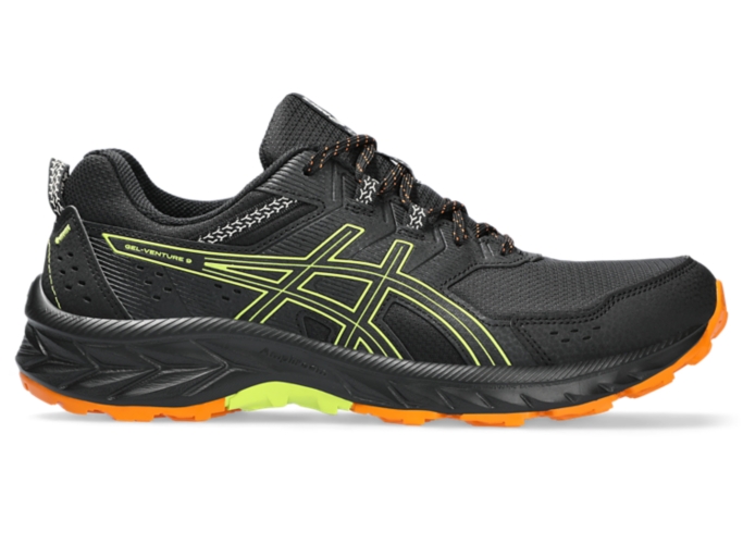 Men's GEL-VENTURE 9 | Black/Neon Lime | Running Shoes | ASICS