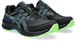 GEL VENTURE 9 Men Black Illuminate Mint Herren Laufschuhe ASICS Outlet DE