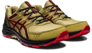 UNISEX GEL VENTURE 9 Olive Oil Electric Red Trail ASICS