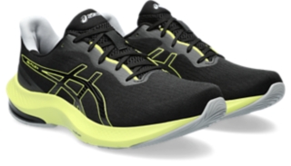 GEL PULSE 14 Men Black Glow Yellow Men s Running Shoes ASICS United States