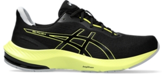 GEL PULSE 14 Men Black Glow Yellow Men s Running Shoes ASICS United States